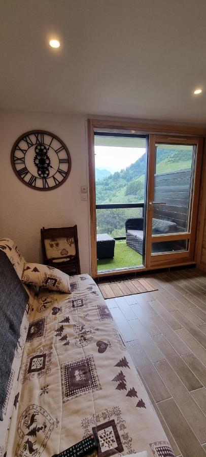 Studio Uissan Pour 5 Personnes A Cote Des Pistes Huez Eksteriør billede